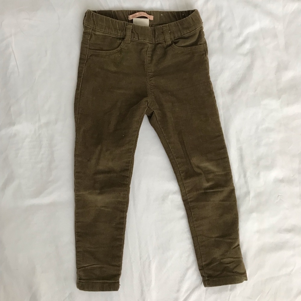 Corduroy pants zara girls